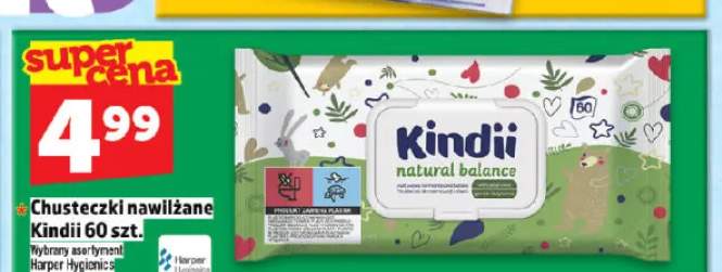 Chusteczki nawilżane Kindii