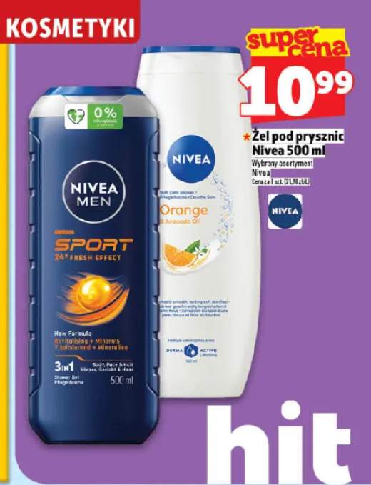 Żel pod prysznic Nivea Orange & Avocado Oil