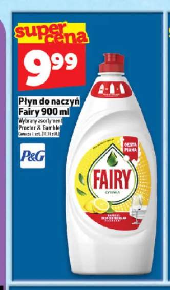 Płyn do naczyń Fairy Cytryna 900ml