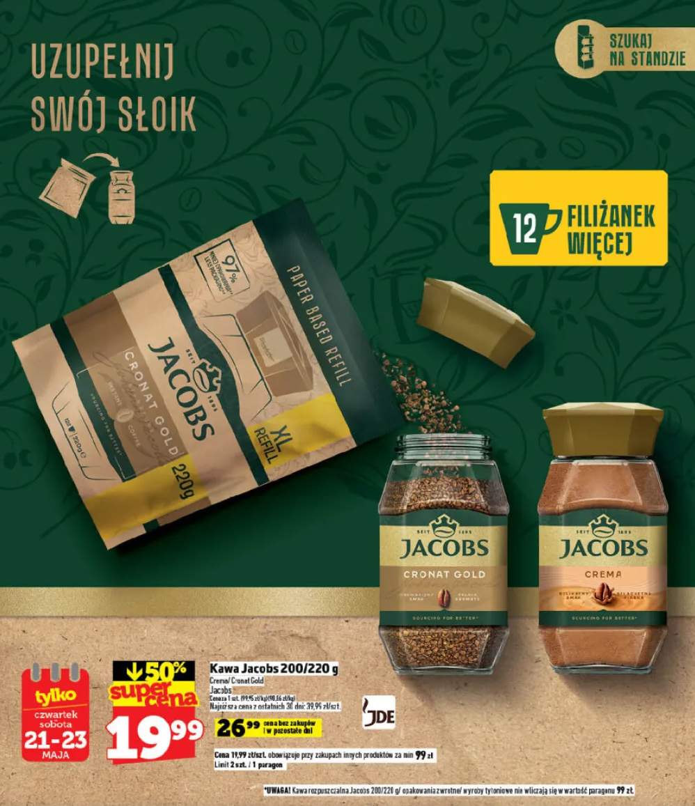 Kawa rozpuszczalna Jacobs Crema