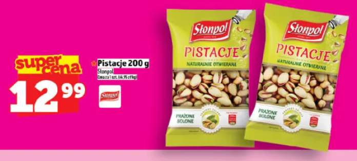 Pistacje prażone solone Słonpol