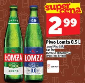 Piwo Łomża Jasne