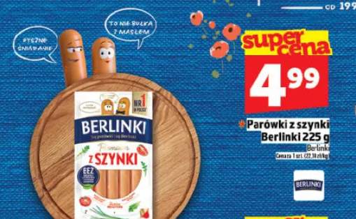 Parówki z szynki Berlinki