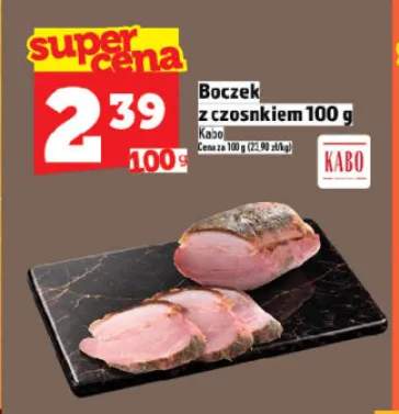Boczek z czosnkiem Kabo