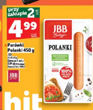 Parówki Polanki JBB