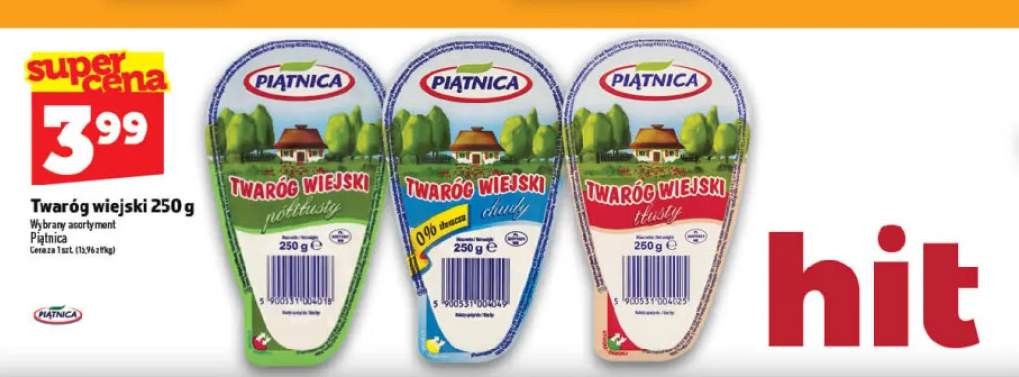 Twaróg wiejski Piątnica Chudy