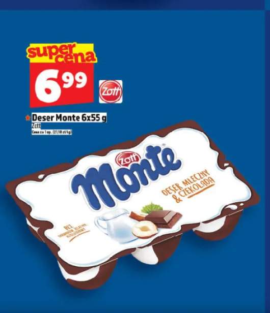Deser Zott Monte 6-pak 55g