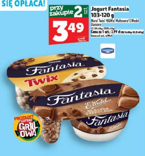 Jogurt Fantasia Maltesers Danone