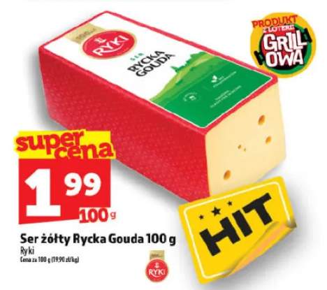 Ser żółty Rycka Gouda Ryki