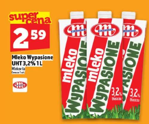 Mleko Wypasione UHT 3,2% Mlekovita