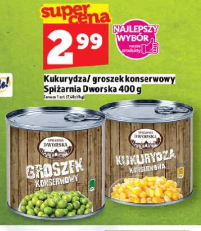 Kukurydza/ groszek konserwowy Spiżarnia Dworska