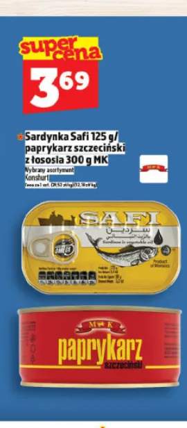 Sardynka Safi / paprykarz szczeciński z łososia MK