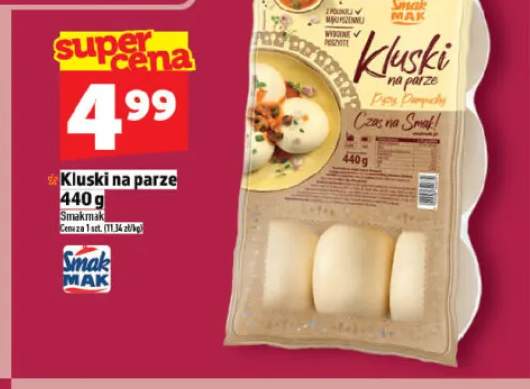 Kluski na parze Smak Mak