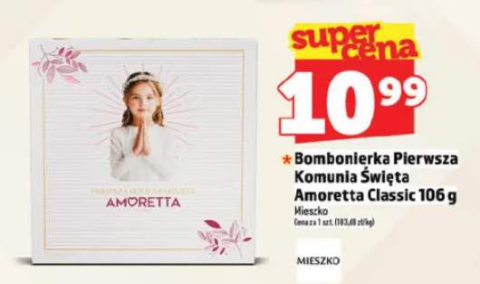 Bombonierka Pierwsza Komunia Święta Amoretta Classic Mieszko