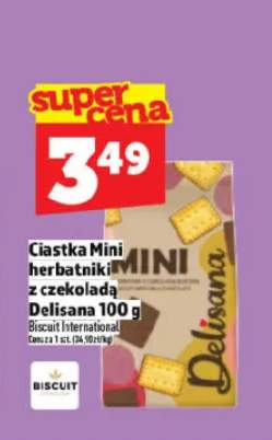 Ciastka Mini herbatniki z czekoladą Delisana 100g