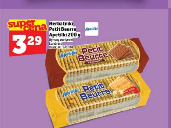 Herbatniki Petit Beurre Apetilki kakaowe
