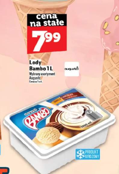 Lody Bambo Vanilla Chocolate 1l