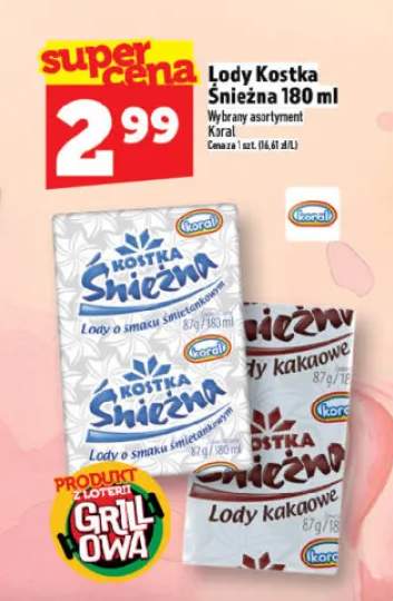 Lody Kostka Śnieżna