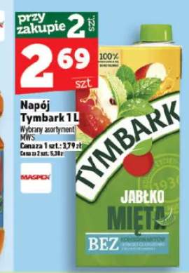 Napój Tymbark Jabłko Mięta