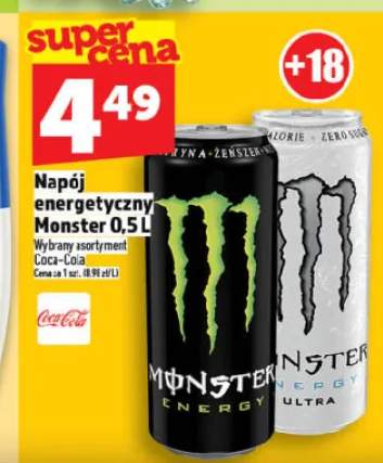 Napój energetyczny Monster Energy