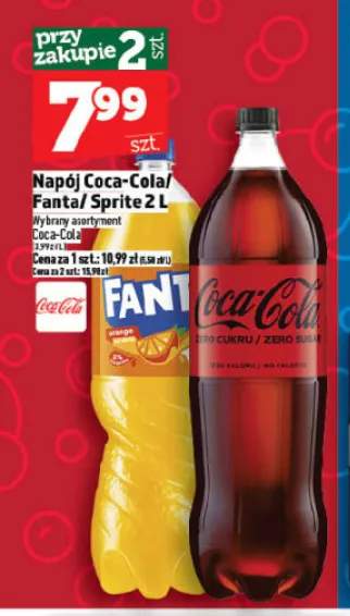 Napój Coca-Cola/ Fanta/ Sprite