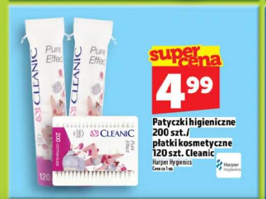 Płatki kosmetyczne Cleanic Pure Effect