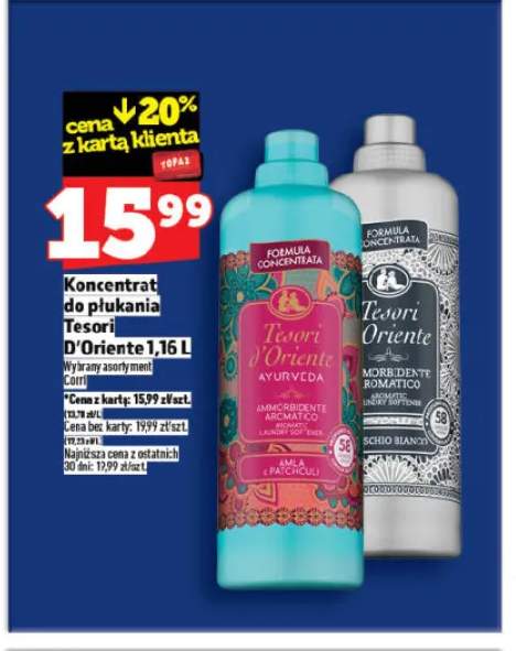 Koncentrat do płukania Tesori D'Oriente