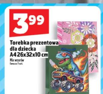 Torebka prezentowa dla dziecka A4 26x32x10cm