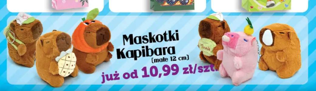 Maskotki Kapibara małe 12cm