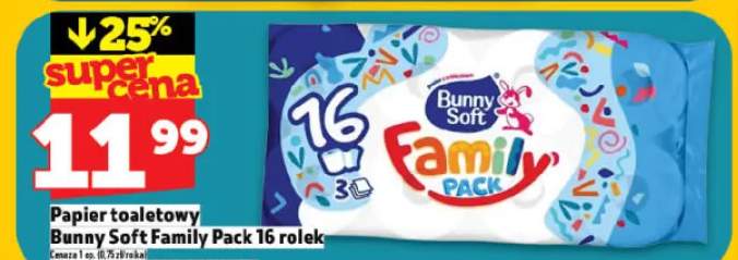 Papier toaletowy Bunny Soft Family Pack 16-pak