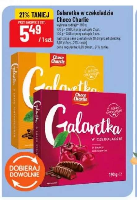 galaretki w czekoladzie