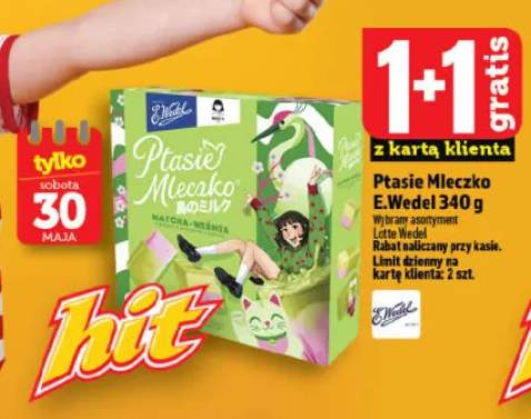 Ptasie Mleczko E.Wedel Matcha-Wiśnia