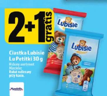 Ciastka Lubisie Lu Petitki truskawkowe