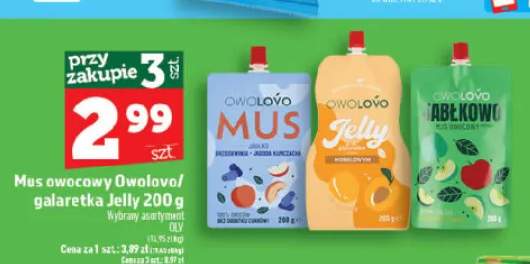 Mus owocowy Owolovo/galaretka Jelly