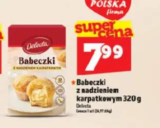 Babeczki z nadzieniem karpatkowym Delecta