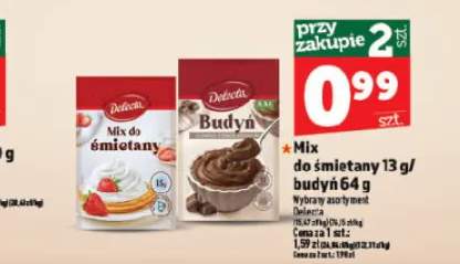 Mix do śmietany / budyń Delecta