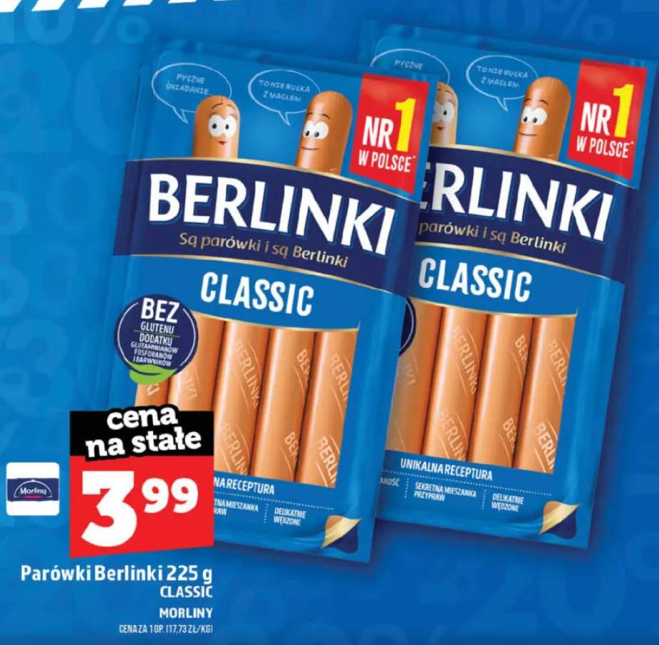 Parówki Berlinki Classic Morliny