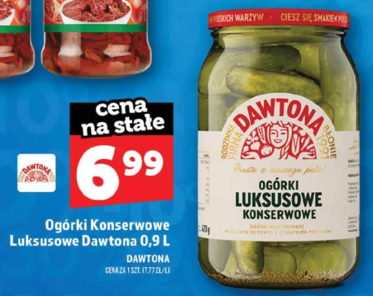 Ogórki konserwowe luksusowe Dawtona