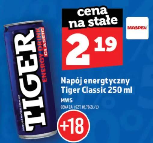 Napój energetyczny Tiger Classic