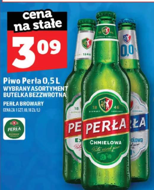 Piwo Perła Chmielowa butelka bezzwrotna