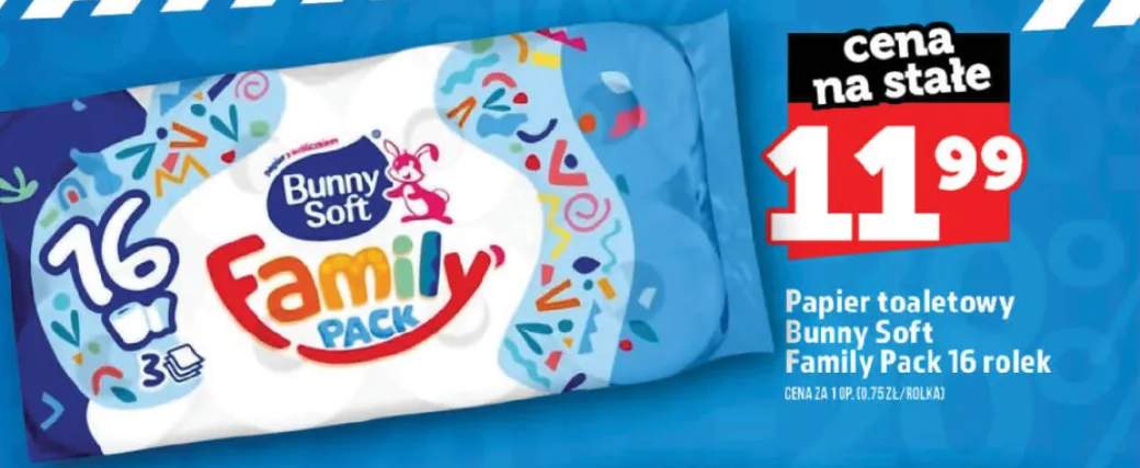 Papier toaletowy Bunny Soft Family Pack 16-pak