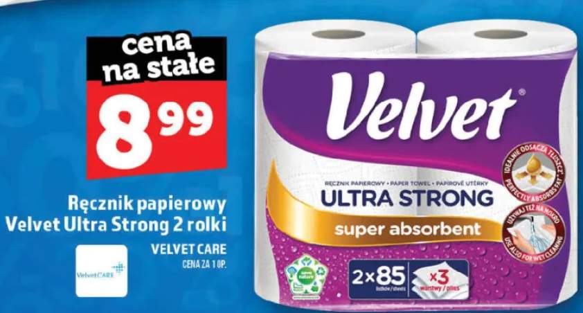 Ręcznik papierowy Velvet Ultra Strong 2-pak