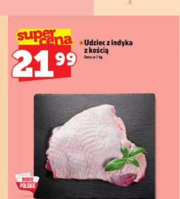 Udziec z indyka z kością