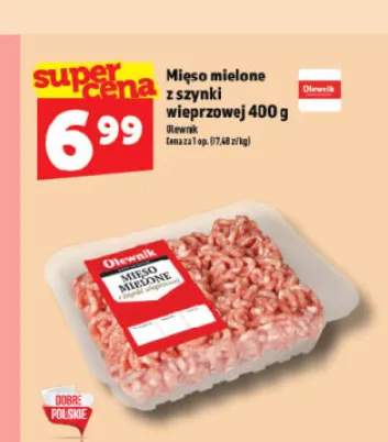 Mięso mielone z szynki wieprzowej Olewnik