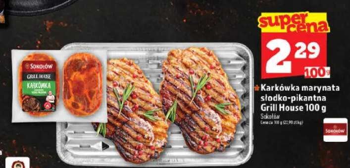 Karkówka marynata słodko-pikantna Grill House Sokołów