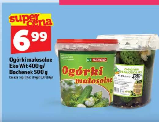 Ogórki małosolne