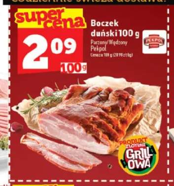 Boczek duński parzony wędzony Pekpol