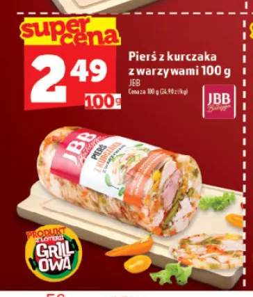 Pierś z kurczaka z warzywami JBB