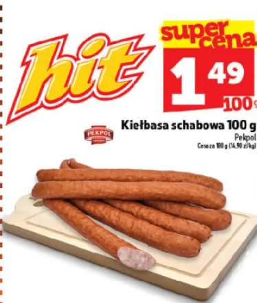 Kiełbasa schabowa Pekpol