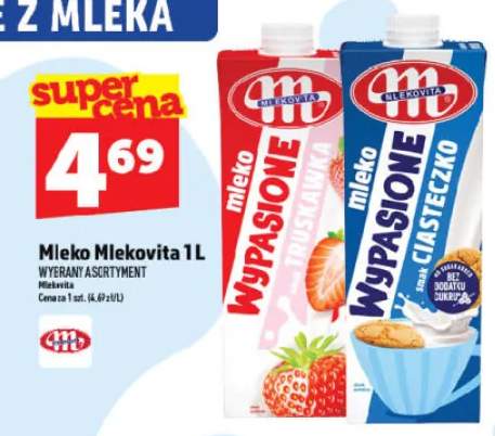Mleko Wypasione smak ciasteczko Mlekovita